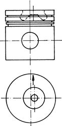 Поршень KOLBENSCHMIDT 90624600