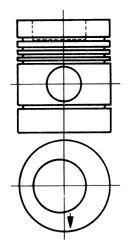 Поршень KOLBENSCHMIDT 93794700