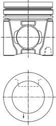 Поршень KOLBENSCHMIDT 40276600