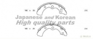 Комлект тормозных накладок ASHUKI 1050-2004
