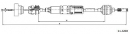 Трос CABOR 11.3268