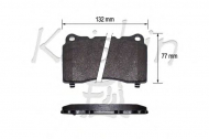 Комплект тормозных колодок KAISHIN D10158