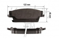 Комплект тормозных колодок KAISHIN D10164