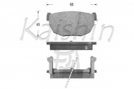 Комплект тормозных колодок KAISHIN D1099
