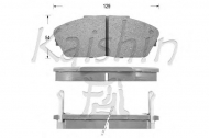 Комплект тормозных колодок KAISHIN D5027