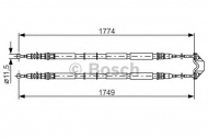 Трос BOSCH 1 987 477 163