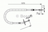 Трос BOSCH 1 987 477 861