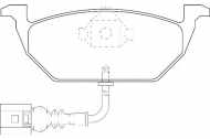 Комплект тормозных колодок WAGNER WBP23130A