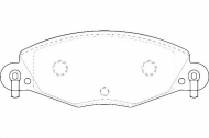 Комплект тормозных колодок WAGNER WBP23273A