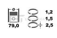 Комплект колец ET ENGINETEAM R1003400