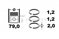 Комплект колец ET ENGINETEAM R1003700