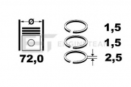 Комплект колец ET ENGINETEAM R1004000