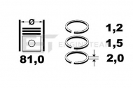 Комплект колец ET ENGINETEAM R1005200
