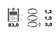 Комплект колец ET ENGINETEAM R4000300