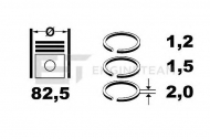 Комплект колец ET ENGINETEAM R1006700