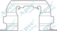 Комплектующие APEC braking KIT1051