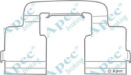 Комплектующие APEC braking KIT1106