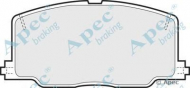 Комплект тормозных колодок APEC braking PAD593