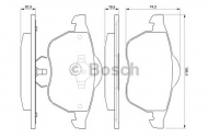 Комплект тормозных колодок BOSCH 0 986 424 460