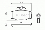 Комплект тормозных колодок BOSCH 0 986 460 993