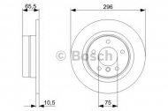 Тормозной диск BOSCH 0 986 479 306