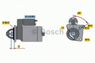 Стартер BOSCH 0 001 107 476