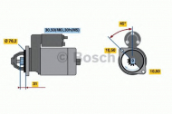 Стартер BOSCH 0 001 108 063