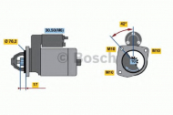 Стартер BOSCH 0 001 108 140