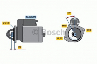 Стартер BOSCH 0 001 108 228
