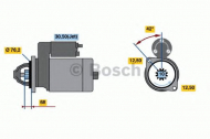 Стартер BOSCH 0 001 125 048