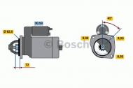 Стартер BOSCH 0 001 211 207