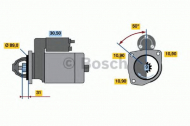 Стартер BOSCH 0 001 365 004