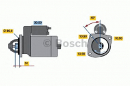 Стартер BOSCH 0 001 367 039
