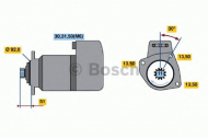 Стартер BOSCH 0 001 416 011
