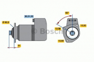 Стартер BOSCH 0 001 417 047