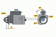 Стартер BOSCH 0 986 010 590