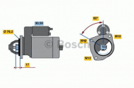 Стартер BOSCH 0 986 013 280