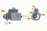 Стартер BOSCH 0 986 016 220