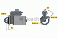 Стартер BOSCH 0 986 020 611