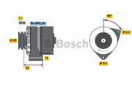 Генератор BOSCH 0 986 039 150