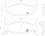 Комплект тормозных колодок HELLA PAGID 8DB 355 008-211