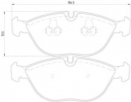 Комплект тормозных колодок HELLA PAGID 8DB 355 008-261