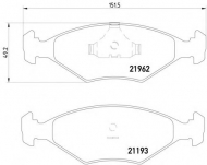 Комплект тормозных колодок HELLA PAGID 8DB 355 008-371