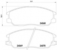 Комплект тормозных колодок HELLA PAGID 8DB 355 010-451