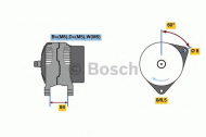 Генератор BOSCH 0 986 080 820