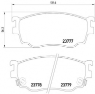 Комплект тормозных колодок HELLA PAGID 8DB 355 011-561