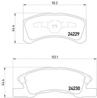 Комплект тормозных колодок HELLA PAGID 8DB 355 012-051