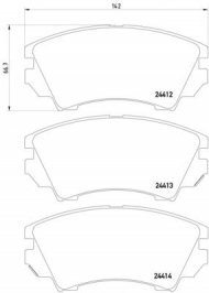 Комплект тормозных колодок HELLA PAGID 8DB 355 013-041