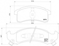 Комплект тормозных колодок HELLA PAGID 8DB 355 014-271