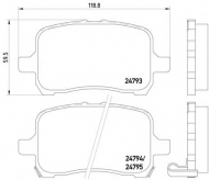 Комплект тормозных колодок HELLA PAGID 8DB 355 014-661